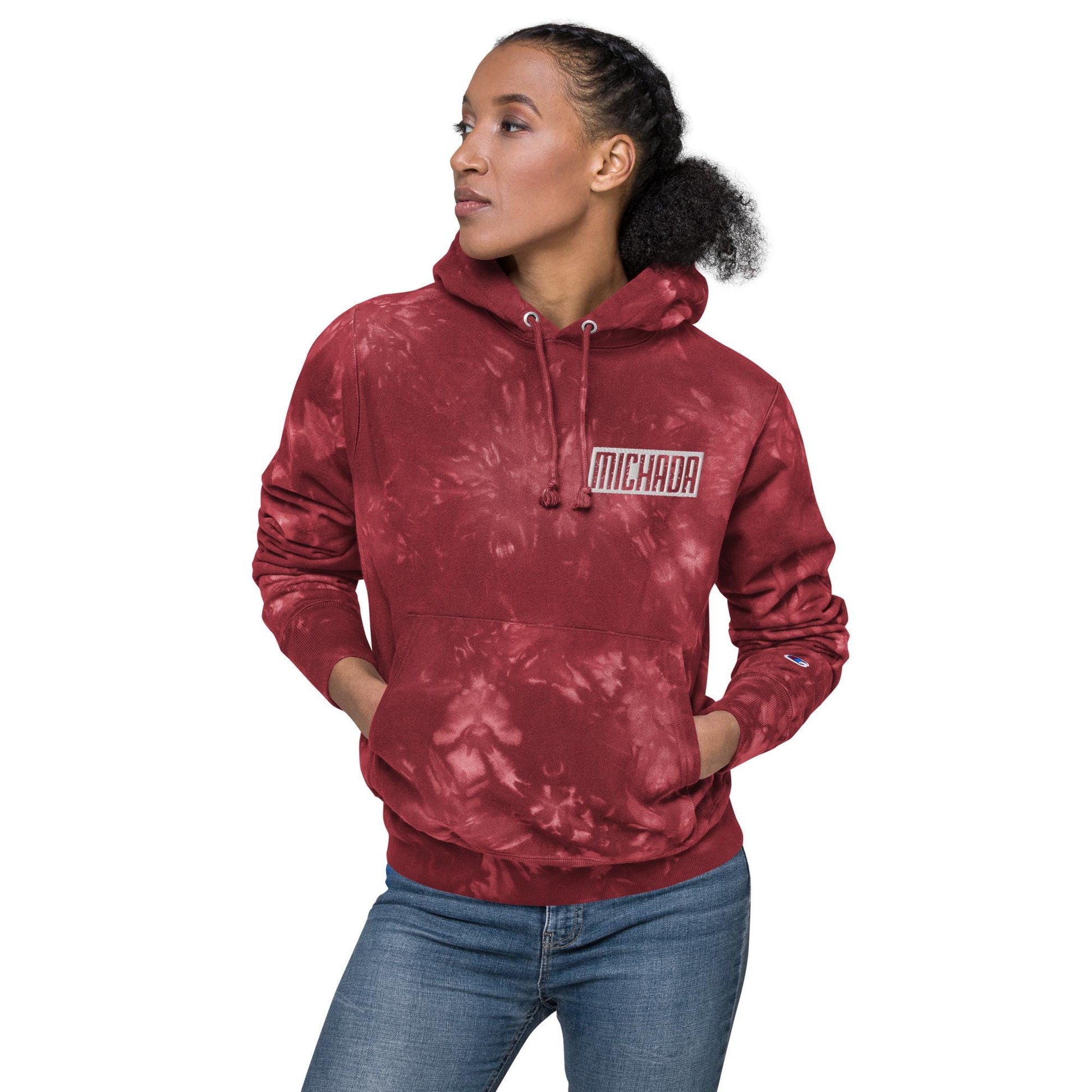 Michada Unisex Champion tie-dye hoodie